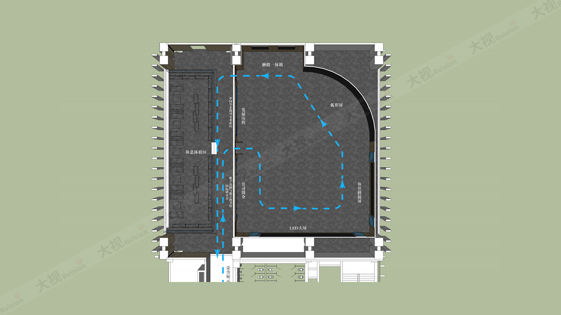企业文化展厅空间(图1)